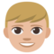 Boy - Medium Light emoji on Emojione